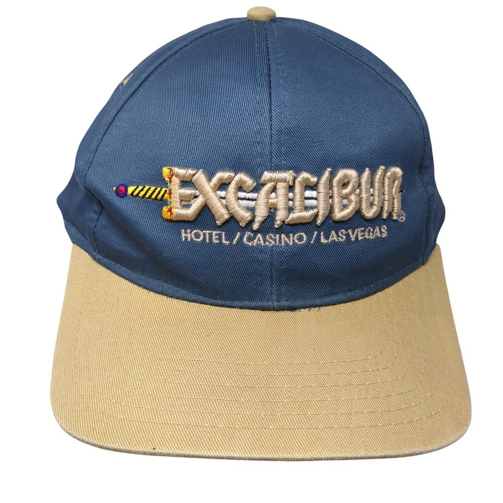 Excalibur Hotel Casino Las Vegas Snapback Hat Blue One Size Jhats